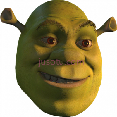 怪物史莱克,shrek face PNG