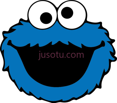 芝麻街,sesame street cookie monster PNG