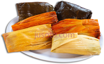 玉米粉蒸肉,tamales de maiz PNG