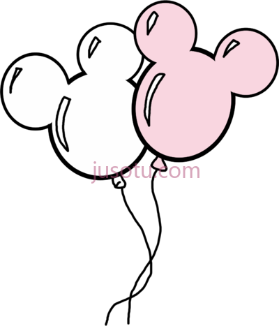 米老鼠气球,mickey gloves disney balloon PNG