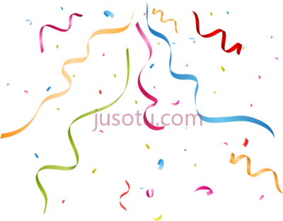 五彩纸屑派对狂欢节,confetti party popper carnival PNG