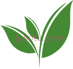 绿茶叶,leaves logo PNG