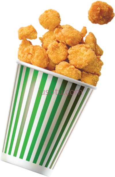 鸡米花,chicken pop corn PNG