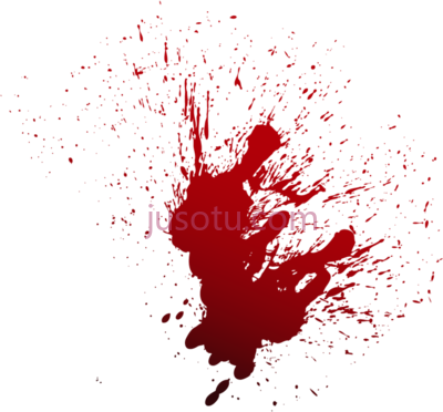 血滴飞溅,blood film stain PNG