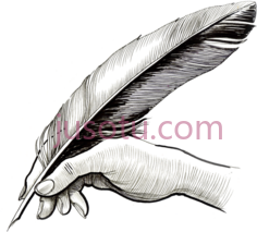 羽毛笔,quill PNG