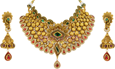 黄金首饰,gold jewellery set PNG