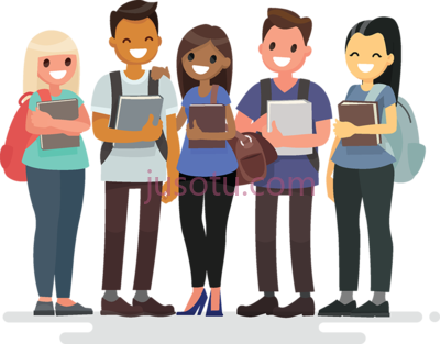 学生,college student cartoon PNG