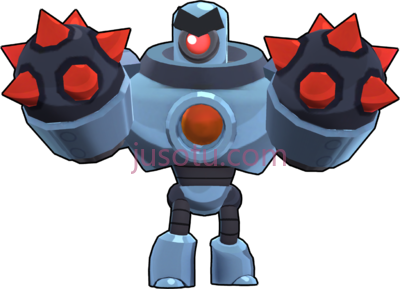 荒野乱斗,brawl stars wiki boss robot PNG