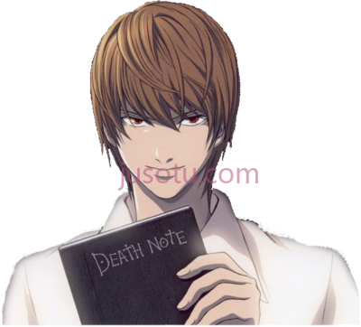 死亡笔记,light yagami death note PNG