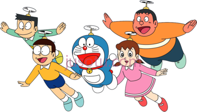 哆啦A梦,doraemon family PNG