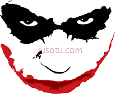 小丑脸,joker face PNG