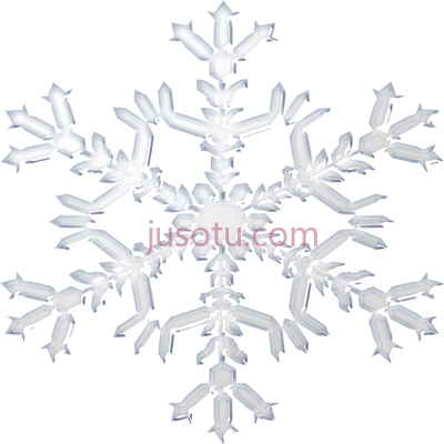 白色雪花,white snowflakes PNG