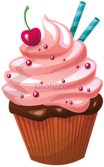 纸杯蛋糕,cupcake cartoon PNG