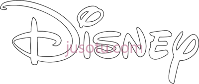 迪士尼,white disney logo PNG