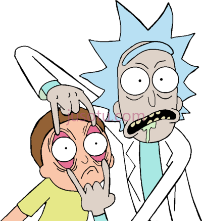 瑞克和莫蒂,rick and morty look PNG