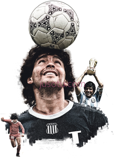 马拉多纳,maradona con la camiseta de talleres PNG