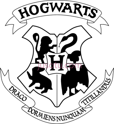 哈利波特霍格沃茨,logo harry potter hogwarts easy PNG