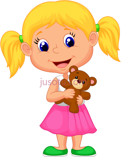 小女孩可爱孩子,little girl cartoon cute kids PNG