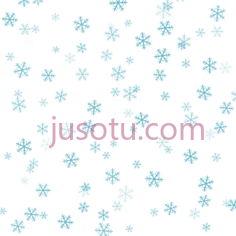 蓝色雪花PNG
