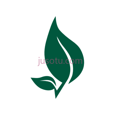 有机叶标志,organic leaf logo PNG