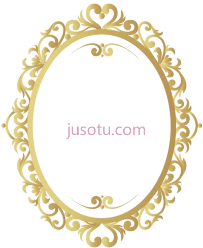 金色复古边框,golden vintage frame PNG
