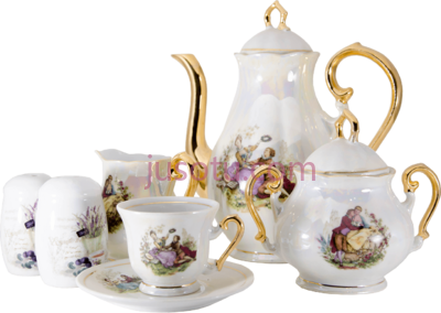 茶具陶器,tea set crockery PNG