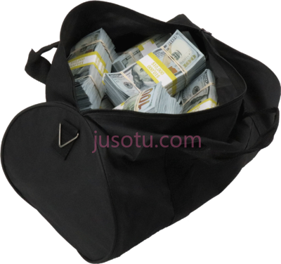 大包钱,duffle bag money PNG