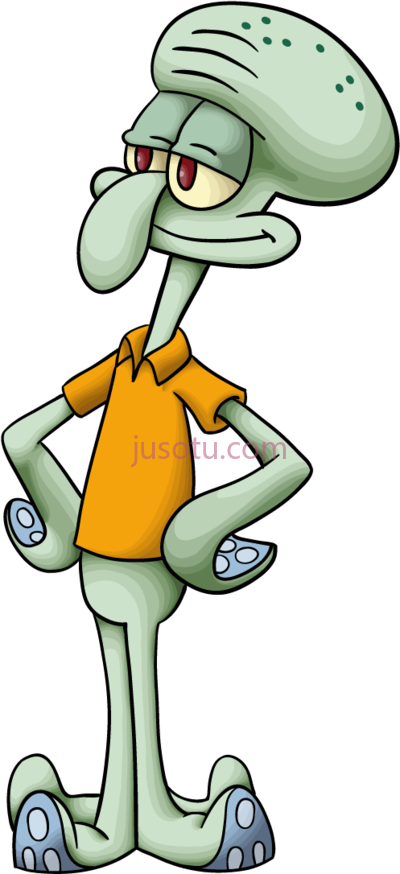 海绵宝宝,draw cartoon superheroes and characters calamardo el de bob esponja PNG