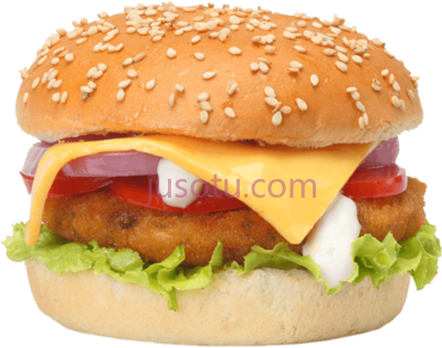 蔬菜汉堡,veg burger fast food items PNG