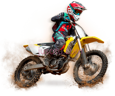 摩托车越野车,moto cross en PNG
