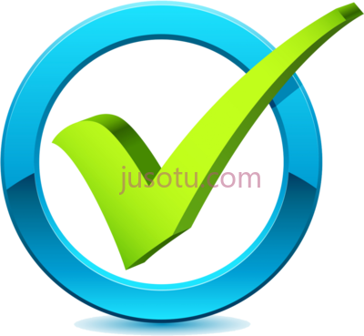 绿色复选标记,simbolo de verificacion PNG