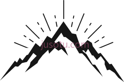 山峰,sketsa gunung untuk logo PNG