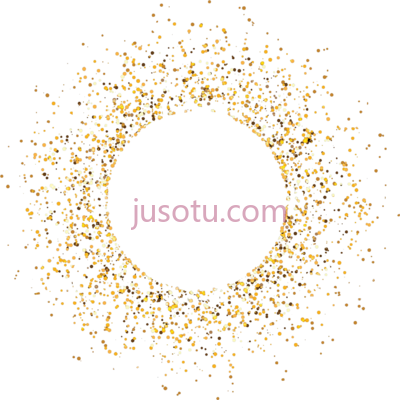 金光闪闪,glitter golden circle PNG