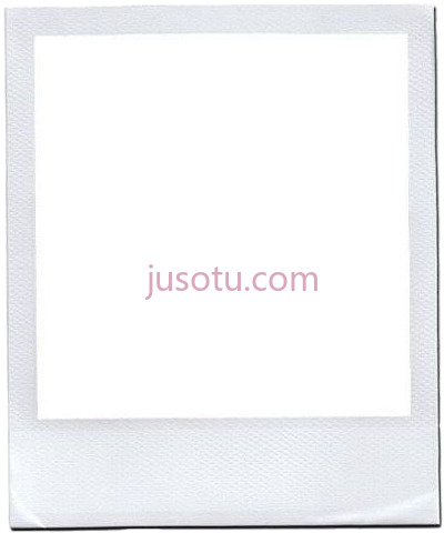 宝丽来相框,square polaroid frame ivory PNG