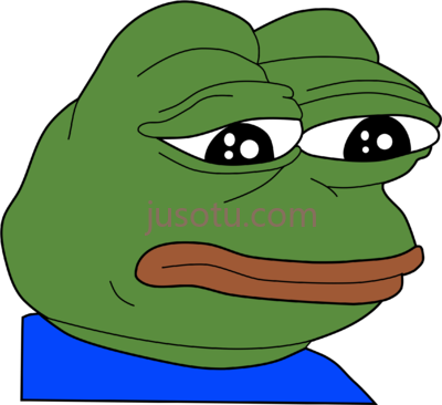 悲伤蛙,sad pepe meme PNG