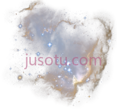 银河星太空金色PNG