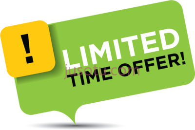 限时优惠,limited time offer PNG