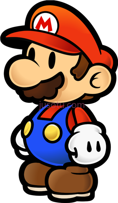 马里奥,paper mario thousand year door PNG