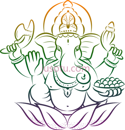 加内沙勋爵象头神,lord ganesha PNG