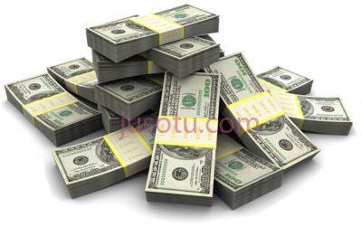 现金,cash stacks money PNG