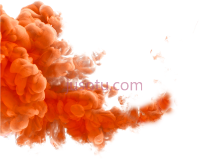 橙色烟雾,orange smoke PNG