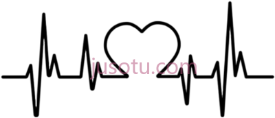 心跳,heart beat figure love text PNG
