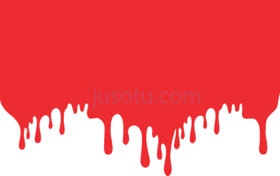 红色油漆滴,red paint drip PNG