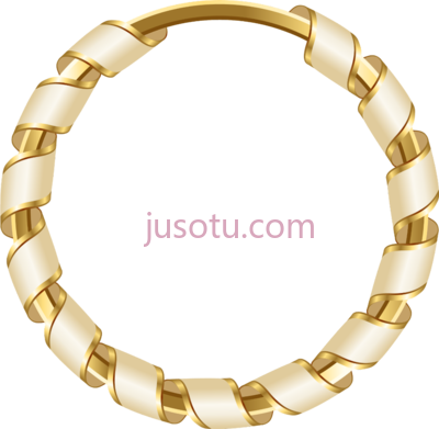 圆形金框,round gold frame circle logo PNG