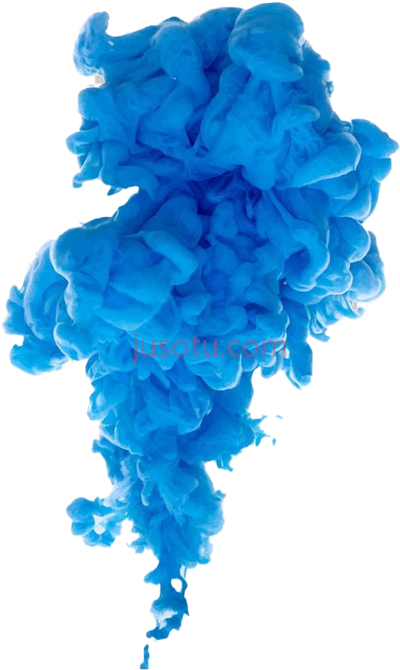 彩色炸弹蓝色烟雾,color bomb blue smoke PNG