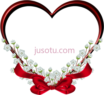 婚礼框架,wedding heart frame PNG