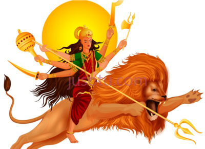 九夜之节,navratri maa durga cartoon PNG