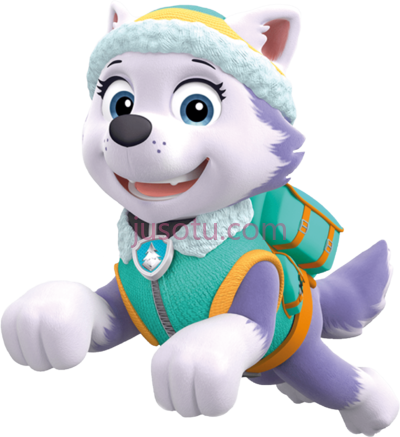 汪汪队立大功,everest and skye paw patrol PNG