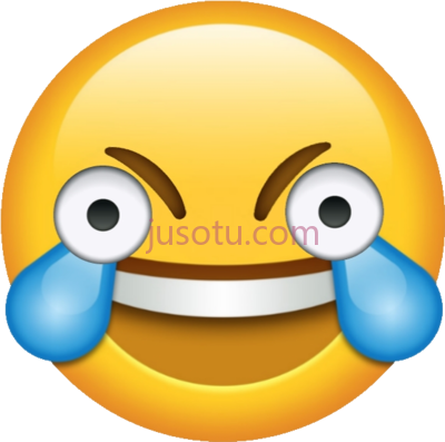 哭笑,crying laughing emoji PNG