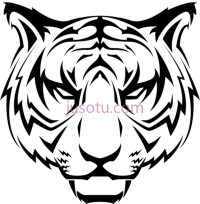 黑虎,black tiger logo PNG